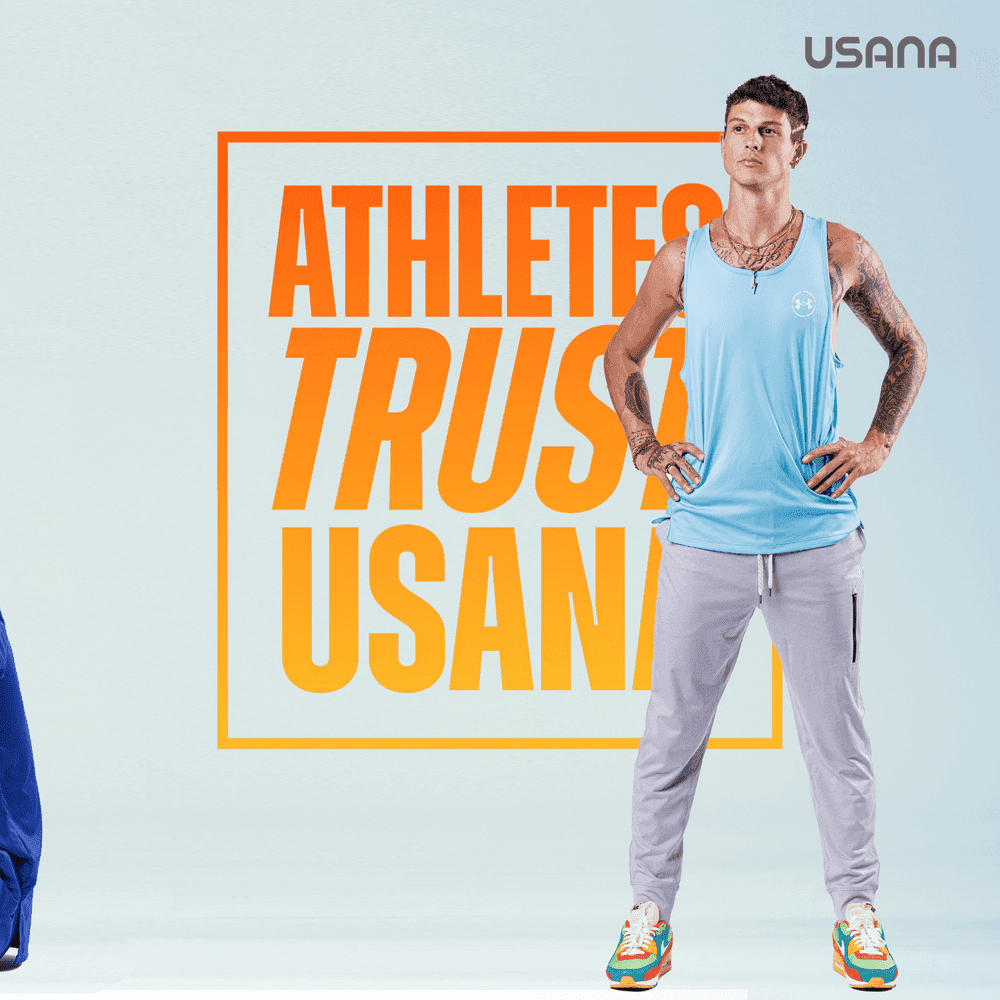 Athletes Trust USANA — brand mark slide